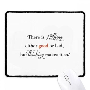 Imagem de Mousepad de borracha costurada para jogos com borda costurada e não há nada bom ou ruim