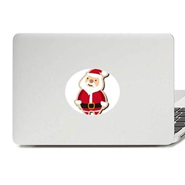 Imagem de Adesivo de Natal Papai Noel, desenho animado, festival, vinil, emblema, adesivo, notebook, decalque