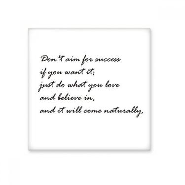 Imagem de Decalque brilhante de azulejo de cerâmica Don't Mim for Success If You Want It, pedra adornada de tijolos vitrificados