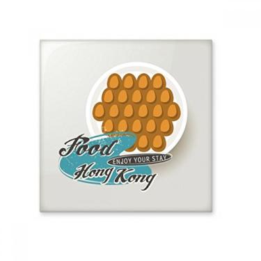 Imagem de Bolo de ovo de Hong Kong China Art Deco presente moderno azulejo de cerâmica brilhante decalque pedra adornada tijolo vitrificado