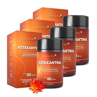 Imagem de Astaxantina - 3 unidades de 60 Cápsulas - Puravida