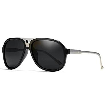 Imagem de Óculos de Sol Masculino KDEAM Design Clássico Piloto Aviador com Proteção uv400 Polarizado (C9)