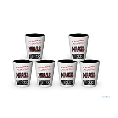 Imagem de Copo de tiro I'm Construction - Not a Miracle Worker - Presentes de construção (6)