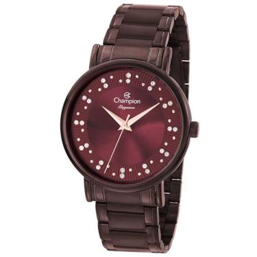 Imagem de Relógio CHAMPION feminino marrom vermelho CN25921I