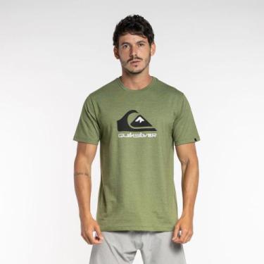 Imagem de Camiseta M/C Full Logo Verde Militar Mescla - Quiksilver