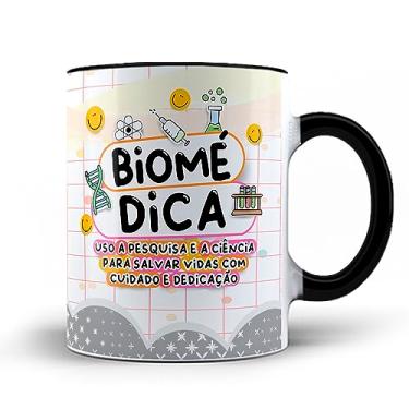 Imagem de Caneca xicara Biomédica Biomedicina ciência 24 (Preta)