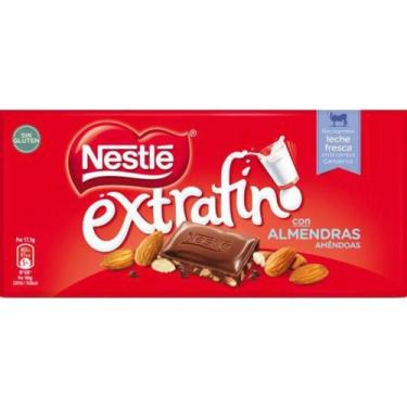 Imagem de Barra Chocolate Nestlé Extrafino Ao Leite Com Amêndoas 123G