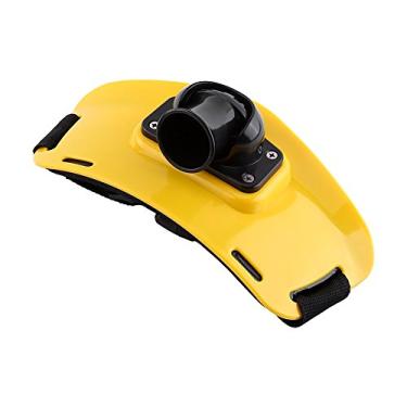 Imagem de Cinto de combate de pesca ajustável suporte de cintura haste suporte suporte suporte com fivela de plástico (cor: amarelo)