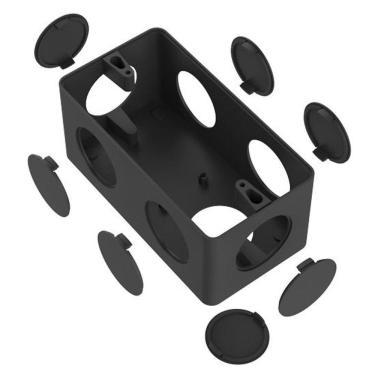 Imagem de Condulete Pvc Múltiplo 1" Preto Inpol