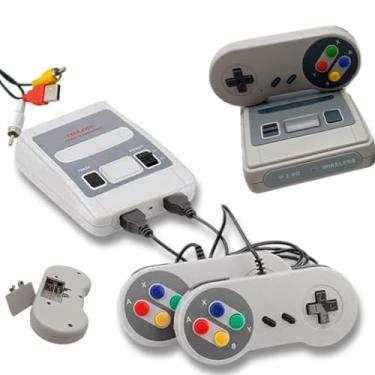 Imagem de Vídeo Game Super Mini SFC Com 620 Jogos E 2 Controles Bivolt