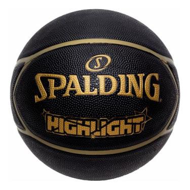 Imagem de Bola De Basquete Spalding Highlight - Dourado