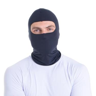 Imagem de Balaclava de Proteção UV50+ para Motoqueiros - Proteção e Estilo (Tamanho Ãšnico, Preto)