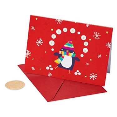 Imagem de Papyrus Cartões de agradecimento em branco embalado com envelopes, pinguim (12 unidades)