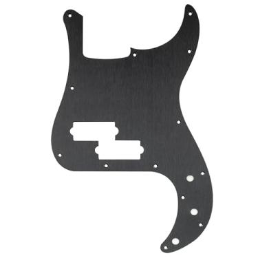 Imagem de Musiclily Ultra 13Furos Alumínio Anodizado P-Bass Escudo Pickguard para American Mexican Fender Standard Precision Bass, Preto