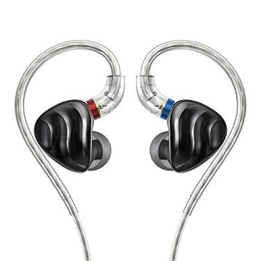 Imagem de FiiO Fones de ouvido FH3 HiFi 3 drivers (1 dinâmico + 2 Knowles BA), fones de ouvido intra-auriculares de alta resolução, som de graves, alta fidelidade para smartphone/PC/tablet