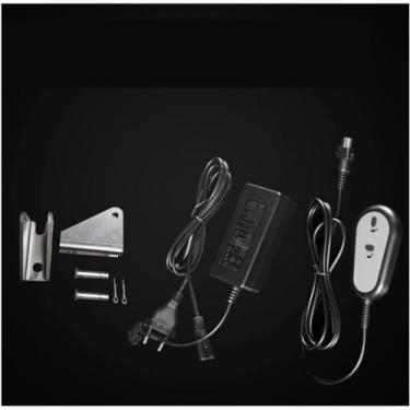 Imagem de Atuador linear curso de 50-1000 mm, velocidade 48 mm/s, elevador de haste telescópica elétrica, motor push-pull 12v 24v, controle manual, 12v 48 mm/s 200N