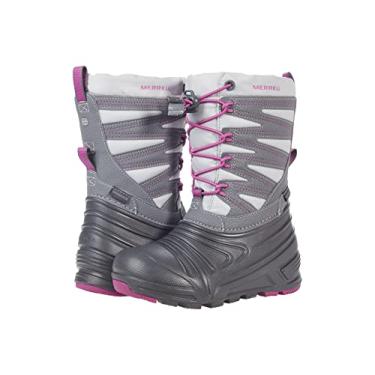 Imagem de Merrell Bota infantil unissex Snow Quest Lite 3.0 impermeável, Cinza/Berry, 7 Big Kid