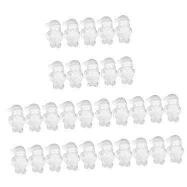 Imagem de NUOBESTY 36 Peças artesanato bola de espuma de enfeite DIY pílula de sangue dia das bruxas decorações de Natal festao de natal decoração Papai Noel manual trabalhos manuais mofo decorar