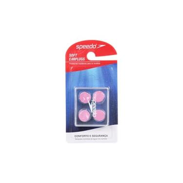 Imagem de Protetor Auricular, Speedo, Soft Earplugs, Silicone Moldável Reutilizável com Estojo Protetor - Rosa