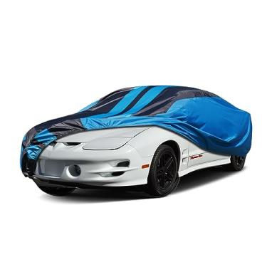 Imagem de Kaugung Capa de carro à prova d'água com ajuste personalizado Pontiac Firebird (1982-2002), capa externa completa para automóveis, leve, resistente ao sol, UV, chuva, poeira, neve, proteção contra vento.