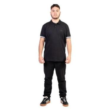 Imagem de Camisa Polo Manga Curta Gangster Masculina 29.07.1018 Preta-Masculino