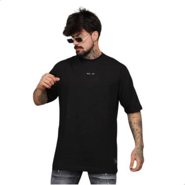 Imagem de Camiseta Metal Carbono Oversized Rapper Bordado Since 1975