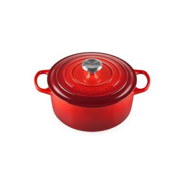 Imagem de Le Creuset Panela Redonda 24 cm Ferro Fundido Esmaltado Signature Vermelho