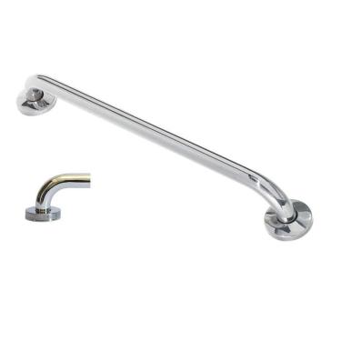 Imagem de Alça De Apoio 80cm Barra Inox Acessibilidade Corrimao Segurança Apoio