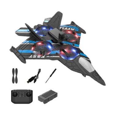 Imagem de kowaku Avião RC Drone RC Quadcopter 2.4GHz com câmera 3 modos de velocidade para iniciantes Avião de controle remoto Helicóptero Quadcopter
