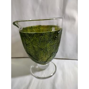 Imagem de Jogo de Jarra de Vidro de 1 Litro e Copos de 380ml com Folha em Alto Relevo