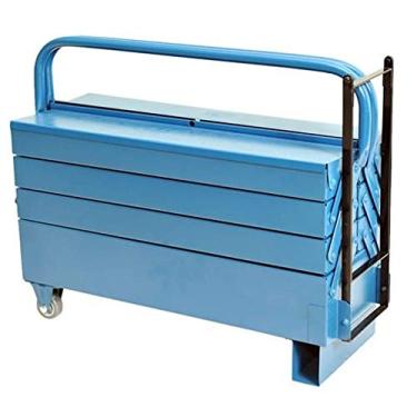 Imagem de Caixa Para Ferramentas Sanfonada Com 7 Gavetas 50cm Com 2 Rodas e Cabo Dobravel - 511 - FERCAR