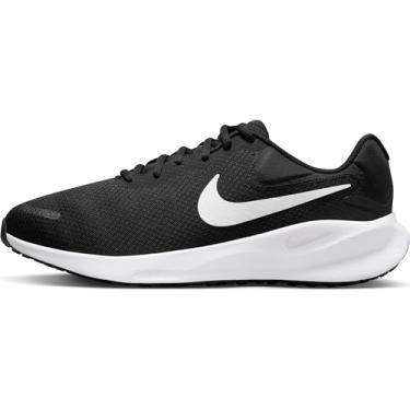 Imagem de NIKE Revolution 7 (Extra Wide) Sneaker para homem, Preto branco, 43 BR