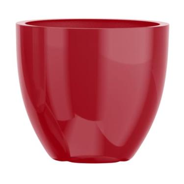 Imagem de Vaso Fibra De Vidro 36cm Redondo Viena P Decorativo Vietnamita (Bordo)
