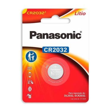 Imagem de Bateria Cr 2032 Botão Panasonic - Com 01 Unidade [F108]