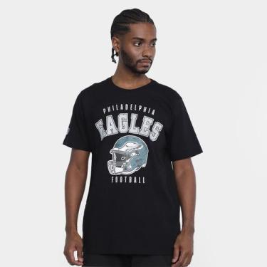 Imagem de Camiseta NFL Philadelphia Eagles(Phieag) Player Hurts Masculina, Preto