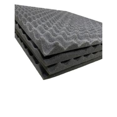 Imagem de 16 Placas De Espuma Acustica 50Cm X 50 Cm X 3 Cm - Impaktcom, Espuma