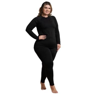 Imagem de Conjunto Frio Blusa e Calça Roupa Térmica Segunda Pele Quente - HypeSh