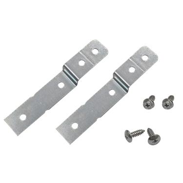 Imagem de DWBRACKIT1 Kit de suporte lateral para lava-louças compatível com máquinas de lavar louça Electrolux & Frigidaire 2691713,154477201, 154806602, 154806601