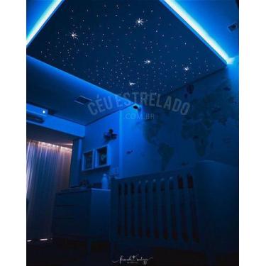 Imagem de Céu Estrelado Original RGBW MIX Led Fibra Ótica 100 Estrela