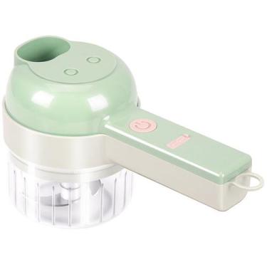 Imagem de Mini Processador de Alimento Moedor De Aço Inox 4 Em 1 Com USB - UnyGi