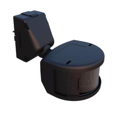 Imagem de Sensor presenca frontal 180, microcontrolado externo preto - Exatron