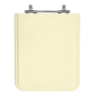 Imagem de Assento Sanitário Square Bone (Bege) Tampa Para Vaso Incepa - Sicmol