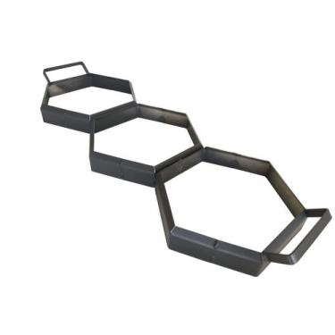 Imagem de Molde Sextavado Forma Pra Piso Calçada Jardim 20x20x4 Cm - FLI Comérci