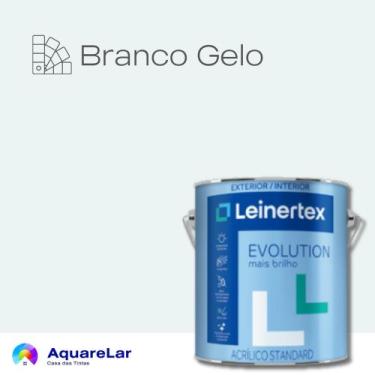 Imagem de Evolution Acrílico Leinertex Semibrilho 3,6L, BRANCO GELO, 3,6L
