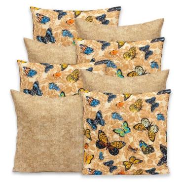 Imagem de Kit 8 Capas de Almofada com Zíper 40cmx40cm Gorgurinho - Dryka Enxovai