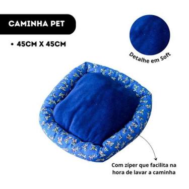 Imagem de Caminha de Cachorro Pequeno Médio Grande Porte Lavavel Estampada - LF 