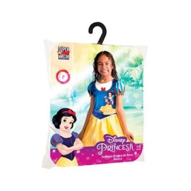 Imagem de Fantasia m branca de neve basica - 6 a 8 anos - novabrink - BABY BRINK