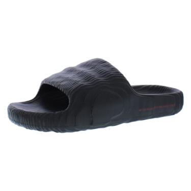Imagem de adidas Adilette 22 Slides masculinos, Core Black/Core Black/Better Scarlet-black, 39