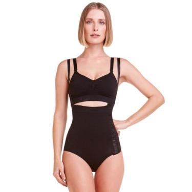 Imagem de Cinta Modeladora E Redutora Alta Compressão Plié Pós-parto e Pós-cirúr