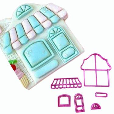 Imagem de Cortador Casinha de Confeitaria - Loja de Doces 8CM - Embody 3d